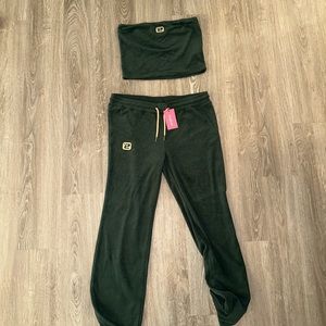 Green matching set never worn